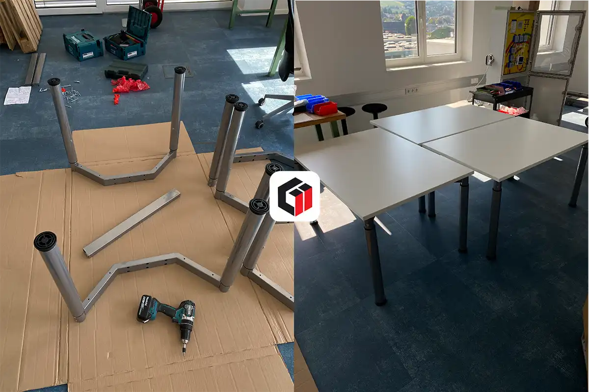 Schreibtisch Montage Wien - Arbeitsplatz optimal aufbauen